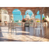 Set 4 sedie Venezia 3 colori 57X50X82 cm