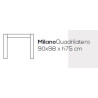 Tavolo Milano Quadrilatero 90x98x75h cm