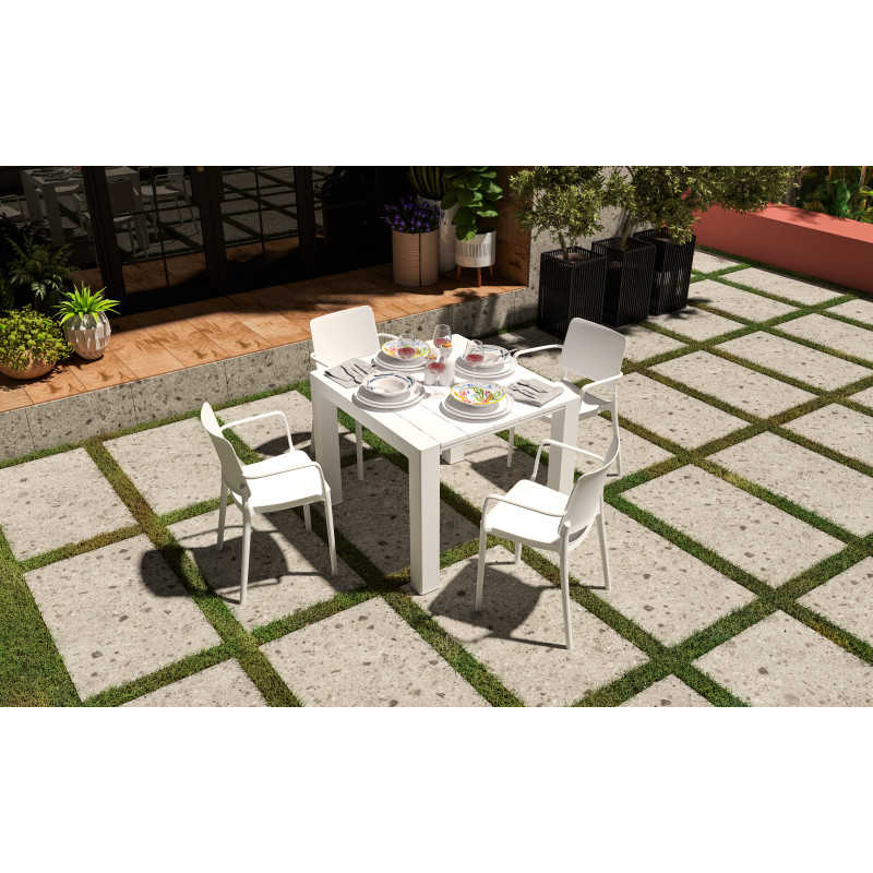 Tavolo Milano Quadrilatero 90x98x75h cm