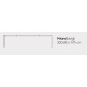 Tavolo Milano Navigli 300x98x75h cm