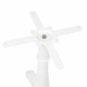 Base tavolo ghisa bianco 50x50xH72 cm robusta e stabile