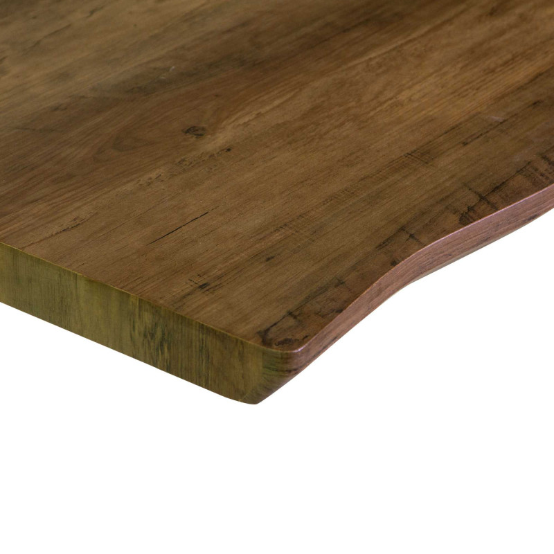 Top Tavolo Legno Canberra Noce Quadro Cm 70x70x4