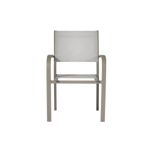 Set 2 Sedie Viareggio Moia alluminio tortora esterno resistente