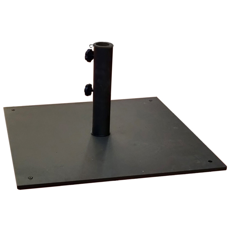 Base ombrellone Moia 30kg piastra acciaio esterno resistente