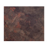 Piano tavolo HPL 55x70 ruggine Moia resistente per outdoor
