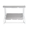 Dondolo 3 Posti Moia Grigio Chiaro | Dondoli | Levante Shop