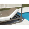 Baldacchino Matrimoniale Moia Alluminio Tortora Cuscino PVC
