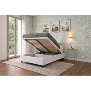 Zoom Letto imbottito Piazza e mezzo 120x190 cm BoxMax