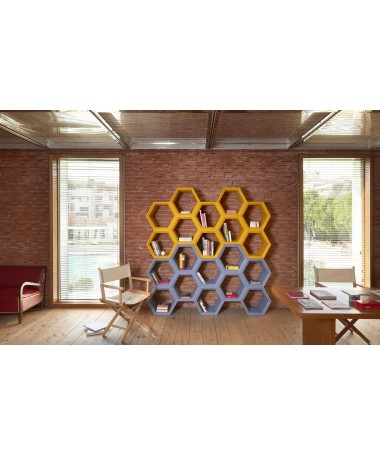 LIBRERIA HEXA made in Italy