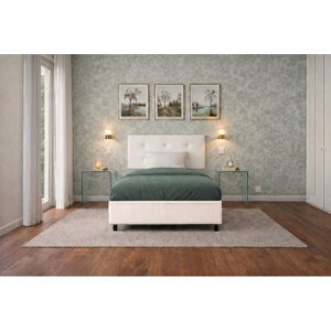 Zoom Letto imbottito Piazza e mezzo 120x190 cm Button
