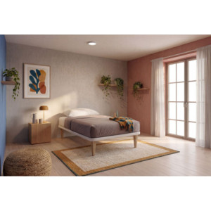 Zoom Letto imbottito Piazza e mezzo 120x200 cm Tessis