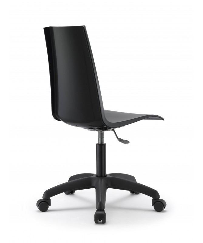 Poltrona Mannequin con ruote in tecnopolimero Made in Italy - Set da 2
