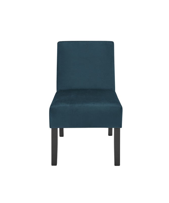 POLTRONA VELLUTO DEVA BLU