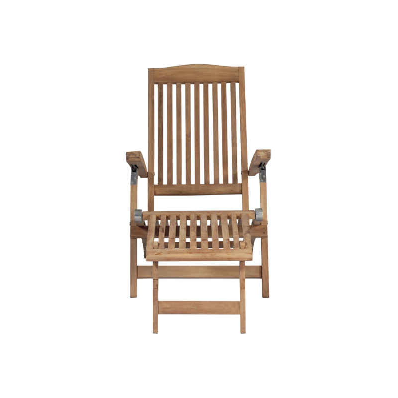 Poltrona sdraio Moia Steamer legno reclinabile da giardino