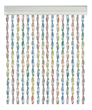 Tenda Gocciola a perline in PVC 140*230cm 112 fili multicolor