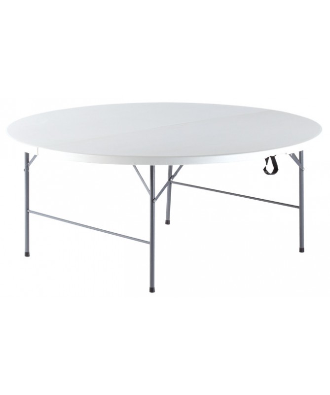 TAVOLO PIEGHEVOLE CATERING ROTONDO 180CM HDPE (Polietilene ad alta densità )