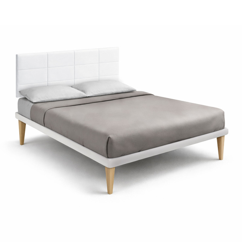 Letto Letto Matrimoniale alla Francese 140x190 Square