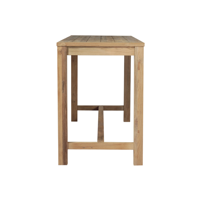 Banco Bar Moia Java 250x75x107 cm in Legno da Giardino