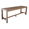 Banco Bar Moia Java 250x75x107 cm in Legno da Giardino