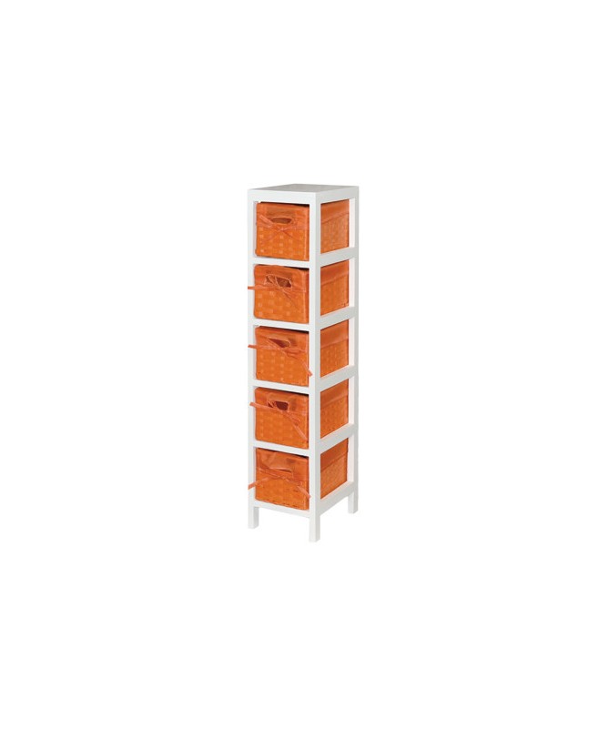 CASSETTIERA LISA 5C 20x25x95 ARANCI