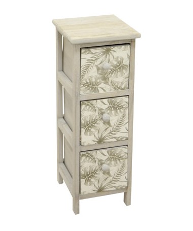 CASSETTIERA FOGLIE 3 CASSETTI/SM