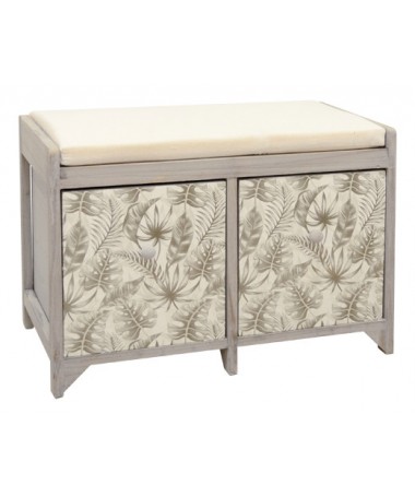 CASSAPANCA FOGLIE 2 CASSETTI BEIGE E GRIGIO