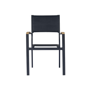 Sedia Tenerife Moia Grigio Antracite in Alluminio da Giardino