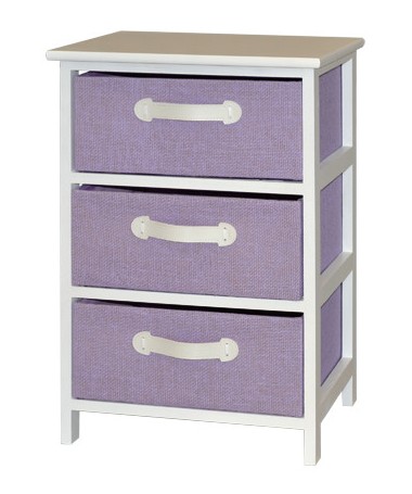 CASSETTIERA IRIS 3 CASETTI LILLA