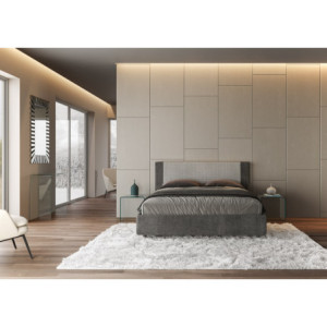 Zoom Letto imbottito Matrimoniale 160x210 cm Rosal
