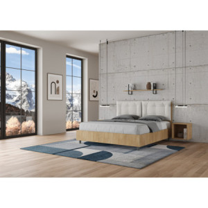 Zoom Letto imbottito Matrimoniale 160x190 cm Annalisa