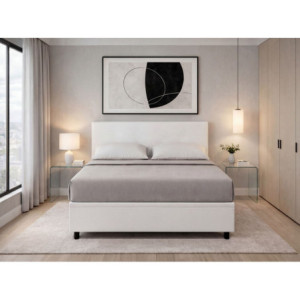 Zoom Letto imbottito Matrimoniale 160x190 cm Flat