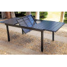 Tavolo Allungabile Moia in Pelle e Ferro 150-210x95 cm