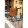 Tavolo da balcone Look Out Moia 80x37cm regolabile antracite