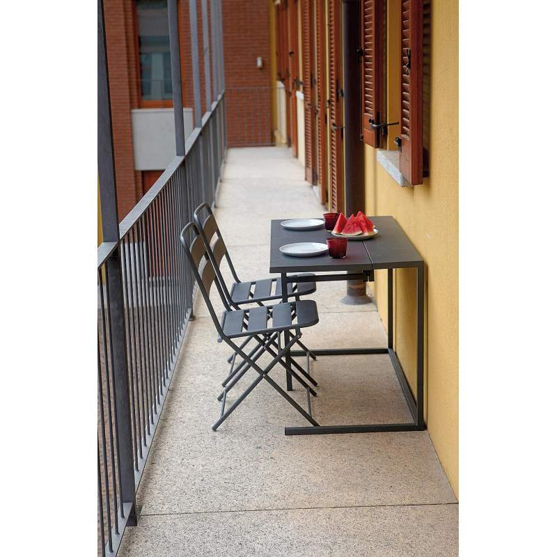Set Balcone Moia in Ferro 100x50 cm da Giardino
