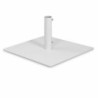 Base Ombrellone Arny Metallo Bianco Quadro Cm 45x45h24