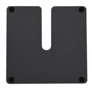 Zoom Base Ombrellone Arny Metallo Extra Peso 5,5kg Nero Quadro Cm 45x45h0,4