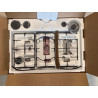Piano cottura a gas Master Kitchen MKHG 75 E XS – 75 cm, 5 fuochi, acciaio inox