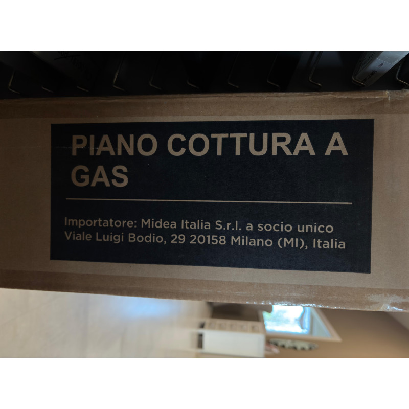 Piano cottura a gas Master Kitchen MKHG 75 E XS – 75 cm, 5 fuochi, acciaio inox