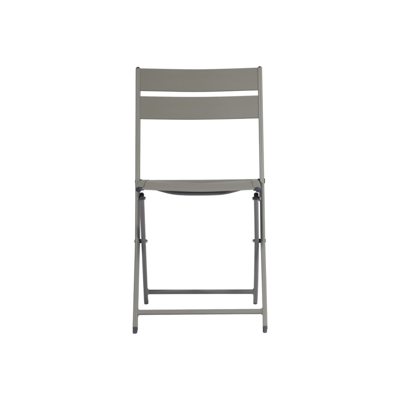 Set due sedie Lucca Moia tortora giardino robuste eleganti