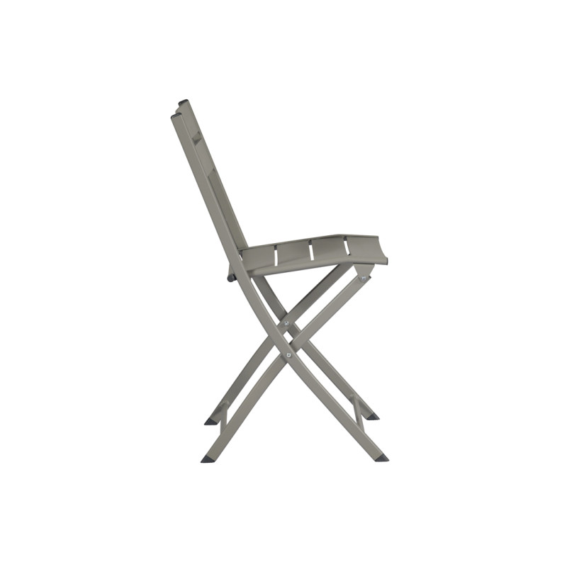 Set due sedie Lucca Moia tortora giardino robuste eleganti