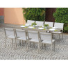 Set di 2 Sedie Elba Moia Tortora in Alluminio da Giardino