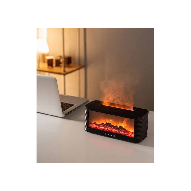 Nettuno diffusore di aromi con fiamma LED a vapore