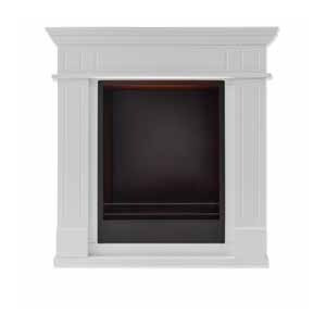 Zoom Leonardo camino a vapore con struttura in legno MDF