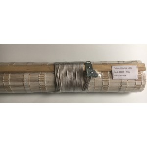 Zoom Tapparella bambu' bianco cm120x240