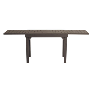 Tavolo Balcone Capannori Moia 106-212x75 Alluminio Chocolate