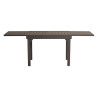 Tavolo Balcone Capannori Moia 106-212x75 Alluminio Chocolate