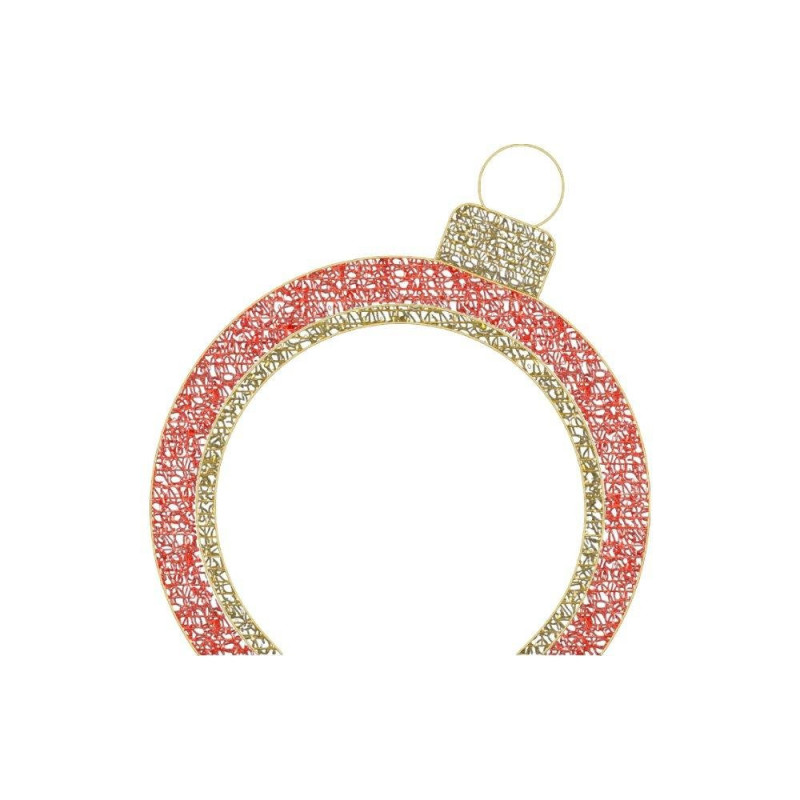 Arco Palla PVC - Tinsel Rosso e Oro