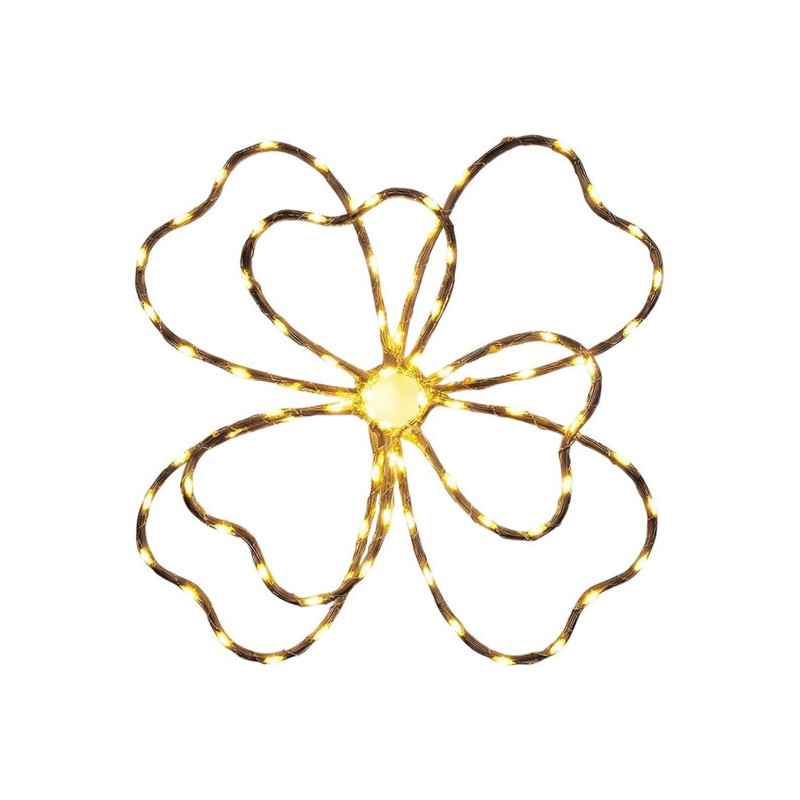 Set 3 farfalle luminose connettibili con 180 microled bianco