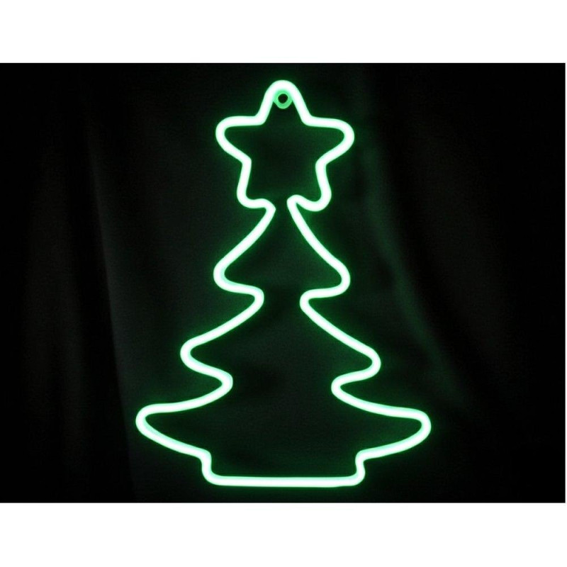 Albero neon verde 60x40 cm