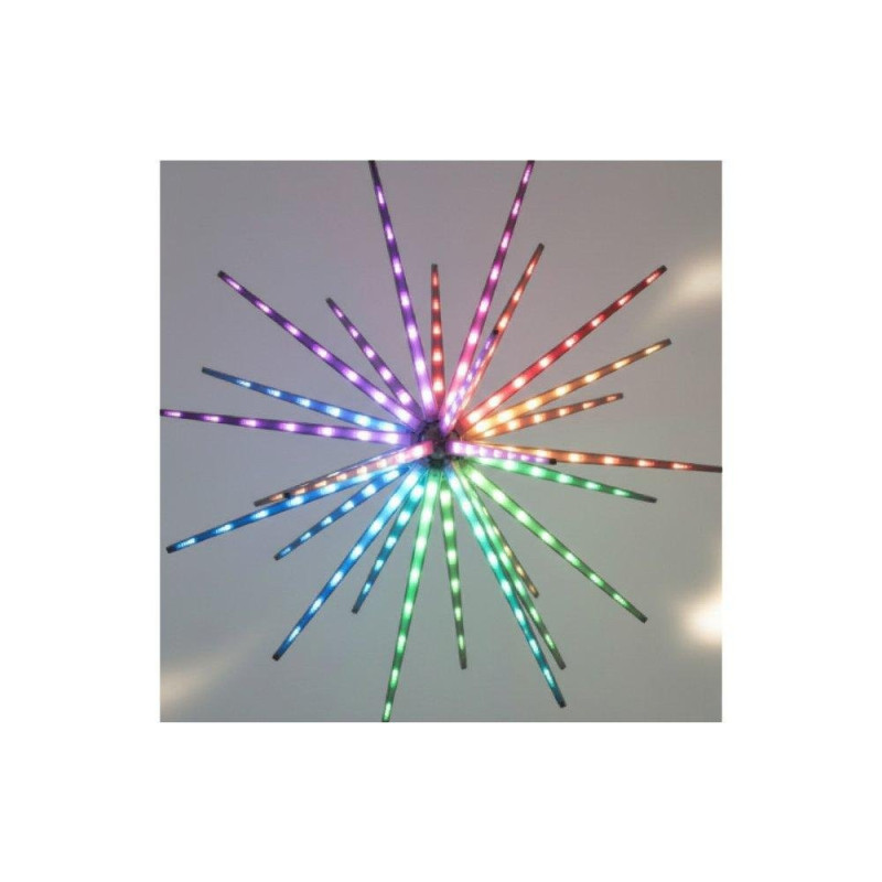 Stella con LED Oro LED BIANCO CALDO LED MULTICOLOR